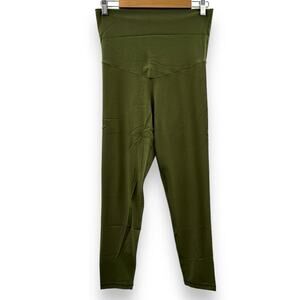 Offline by aerie Real Me‎ High Rise Olive Green 7/8 Ankle Leggings Sz L NEW